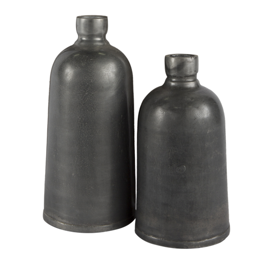Antique Grey Leaded Jug Vases | Vases | Modishstore