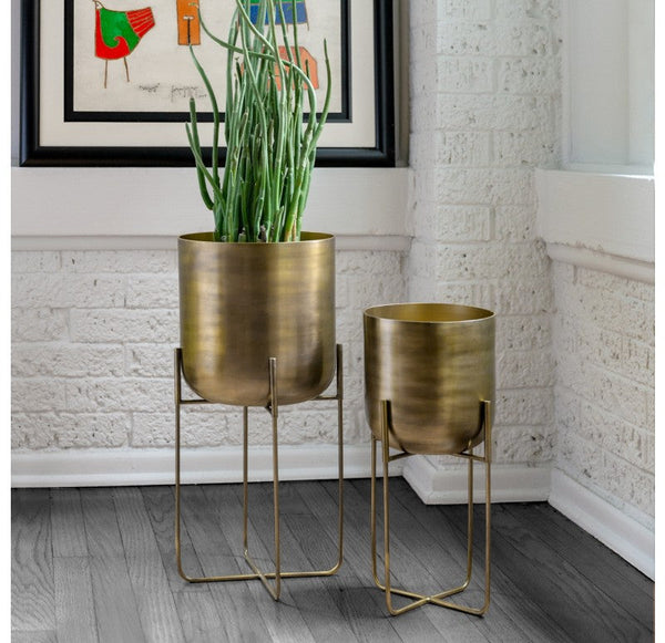 Gold Leaf Design Group Capsule Planter | Planters, Troughs & Cachepots | Modishstore