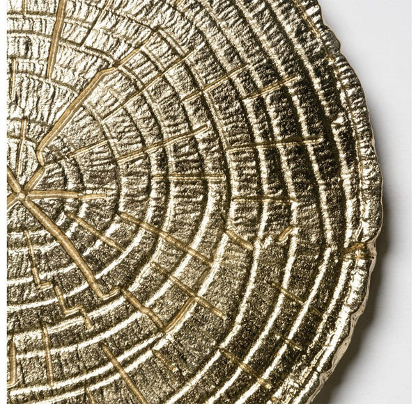 Tree Slice Wall Art Gold by Gold Leaf Design Group | Wall Decor | Modishstore-2