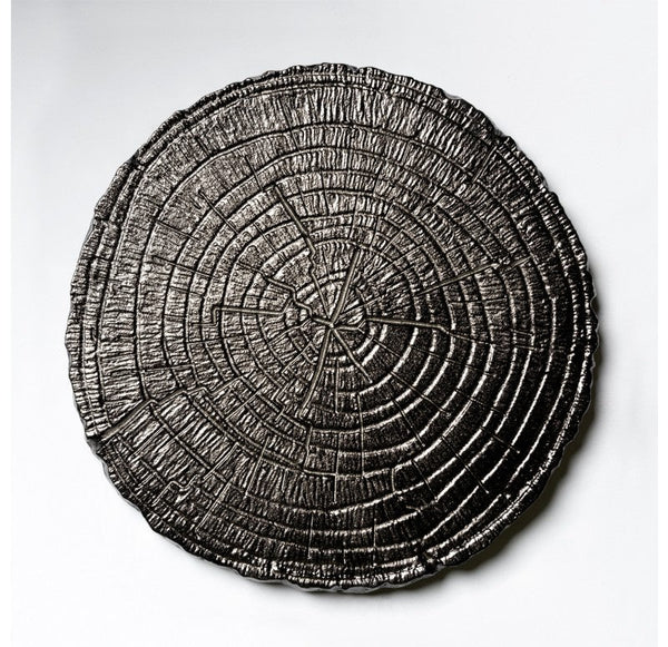 Tree Slice Wall Art Black by Gold Leaf Design Group | Wall Decor | Modishstore