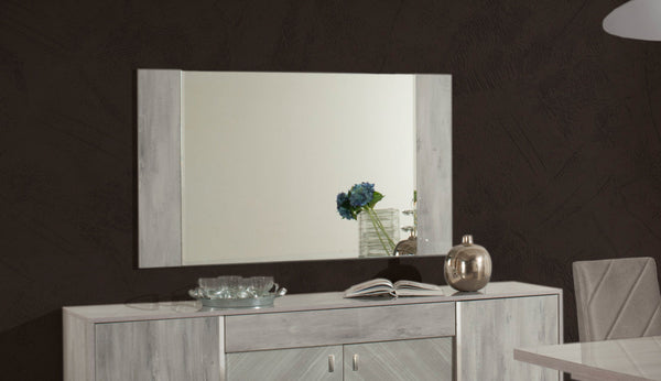 Vig Furniture Nova Domus Alexa Italian Modern Grey Buffet Mirror | Modishstore | Mirrors