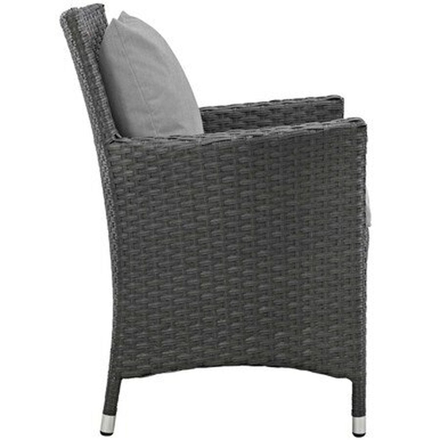 Modway Sojourn 7 Piece Outdoor Patio Sunbrella Dining Set - EEI-2271 | Outdoor Dining Set | Modishstore-24