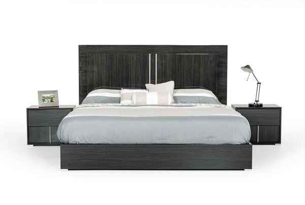 Vig Furniture Modrest Ari Italian Modern Grey Nightstand | Modishstore | Nightstands-2