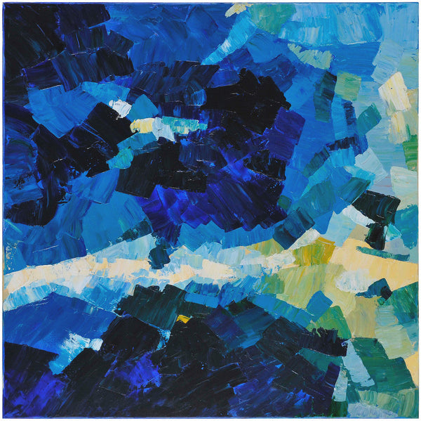 Surya Blue Water Wall Art - ART1009-4040 | Wall Art | Modishstore