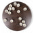 Wall Play Round Substrate-Cream Beehive' by Gold Leaf Design Group | Wall Decor | Modishstore