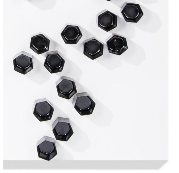 Wall Play White Substrate, 'Beehive, Black' by Gold Leaf Design Group | Wall Decor | Modishstore-2