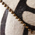 Tozai Mountain Zebra Leather Wall Mirror with Stud Accents