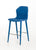 Vig Furniture Modrest Astoria Modern Blue Fabric Bar Stool | Modishstore | Bar Stools
