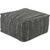 Surya Anthracite Cube Pouf - Textural - ATPF-001 | Poufs | Modishstore-3