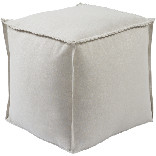 Surya Audrey Cube Pouf - Solid - AUPF-001 | Poufs | Modishstore