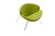 Vig Furniture Modrest Anais Contemporary Green Leatherette Accent Chair | Modishstore | Accent Chairs-2