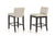 Vig Furniture Modrest Silas Modern Beige Leatherette Counter Stool | Modishstore | Stools & Benches