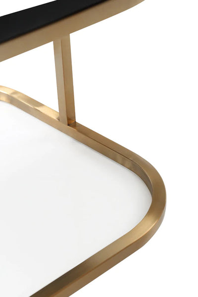 Vig Furniture Modrest Yukon Modern Velvet & Gold Dining Chair