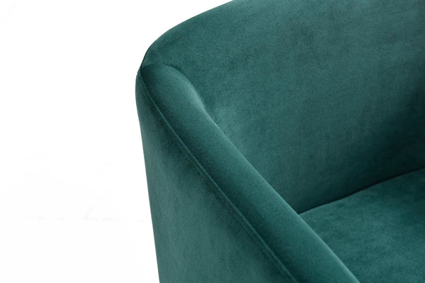 Vig Furniture Modrest Yukon Modern Velvet & Gold Dining Chair