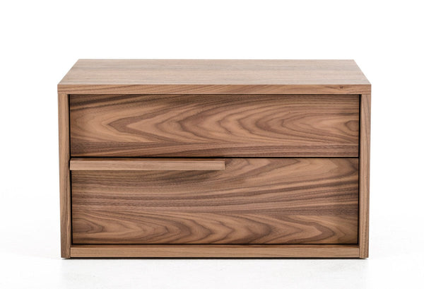 Vig Furniture Modrest Beth Modern Walnut Nightstand | Modishstore | Nightstands-2