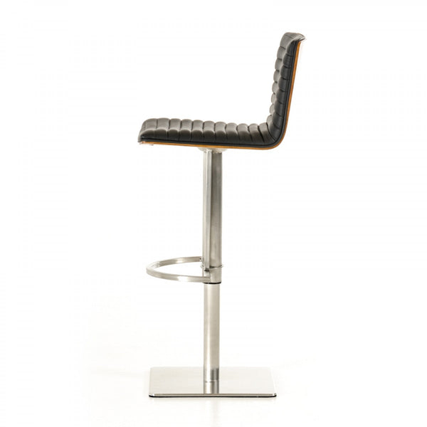 Vig Furniture Modrest Dawn Modern Black Bar Stool | Modishstore | Bar Stools-3