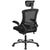 High-Back Black Mesh Swivel Ergonomic Executive Office Chair With Flip-Up Arms And Adjustable Headrest, Bifma Certified By Flash Furniture | Office Chairs | Modishstore - 3