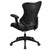 High Back Designer Black Mesh Executive Swivel Ergonomic Office Chair With Leathersoft Seat And Adjustable Arms By Flash Furniture | Office Chairs | Modishstore - 3