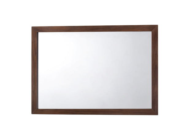 Vig Furniture Modrest Lewis Mid-Century Modern Walnut Mirror | Modishstore | Mirrors-2