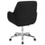 Rochelle Home And Office Upholstered Mid-Back Chair In Black Fabric By Flash Furniture | Office Chairs | Modishstore - 3