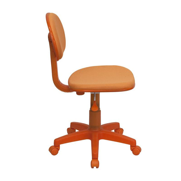 Orange Fabric Swivel Task Office Chair By Flash Furniture | Office Chairs | Modishstore - 2