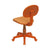 Orange Fabric Swivel Task Office Chair By Flash Furniture | Office Chairs | Modishstore - 3