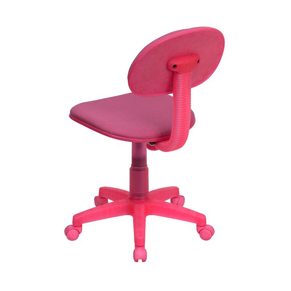 Pink Fabric Swivel Task Office Chair By Flash Furniture | Office Chairs | Modishstore - 3