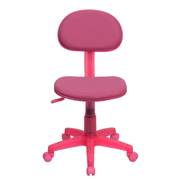 Pink Fabric Swivel Task Office Chair By Flash Furniture | Office Chairs | Modishstore - 4