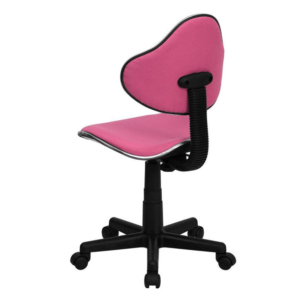 Pink Fabric Swivel Ergonomic Task Office Chair By Flash Furniture | Office Chairs | Modishstore - 3