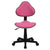 Pink Fabric Swivel Ergonomic Task Office Chair By Flash Furniture | Office Chairs | Modishstore - 4