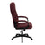 High Back Burgundy Fabric Executive Swivel Office Chair With Arms By Flash Furniture | Office Chairs | Modishstore - 2