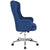 Chambord Home And Office Upholstered High Back Chair In Blue Fabric By Flash Furniture | Office Chairs | Modishstore - 2