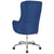 Chambord Home And Office Upholstered High Back Chair In Blue Fabric By Flash Furniture | Office Chairs | Modishstore - 3
