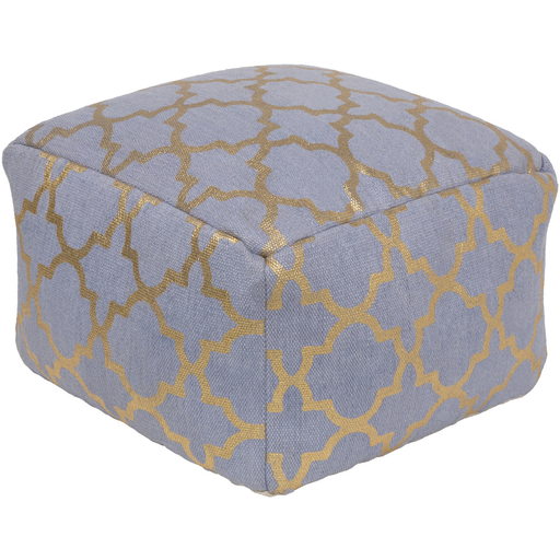Surya Cecily Cube Pouf - Geometric - CEPF-3003 | Poufs | Modishstore
