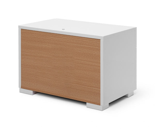 Vig Furniture Modrest Ceres - Modern LED White Lacquer Nightstand | Modishstore | Nightstands-3