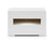 Vig Furniture Modrest Ceres - Modern LED White Lacquer Nightstand | Modishstore | Nightstands