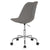 Aurora Series Mid-Back Light Gray Fabric Task Office Chair With Pneumatic Lift And Chrome Base By Flash Furniture | Office Chairs | Modishstore - 3