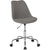 Aurora Series Mid-Back Light Gray Fabric Task Office Chair With Pneumatic Lift And Chrome Base By Flash Furniture | Office Chairs | Modishstore