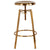 Toledo Industrial Style Barstool With Swivel Lift Adjustable Height Seat In Gold Finish By Flash Furniture | Bar Stools | Modishstore - 2