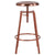 Toledo Industrial Style Barstool With Swivel Lift Adjustable Height Seat In Rose Gold Finish By Flash Furniture | Bar Stools | Modishstore - 2