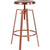 Toledo Industrial Style Barstool With Swivel Lift Adjustable Height Seat In Rose Gold Finish By Flash Furniture | Bar Stools | Modishstore
