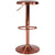 Madrid Series Adjustable Height Retro Barstool In Rose Gold Finish By Flash Furniture | Bar Stools | Modishstore - 4