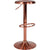 Madrid Series Adjustable Height Retro Barstool In Rose Gold Finish By Flash Furniture | Bar Stools | Modishstore