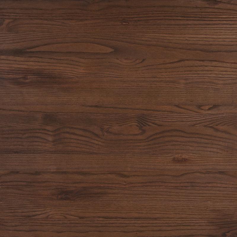 36" Square Black Metal Indoor Table With Walnut Rustic Wood Top By Flash Furniture | Dining Tables | Modishstore - 4