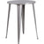 30'' Round Silver Metal Indoor-Outdoor Bar Height Table By Flash Furniture | Outdoor Tables | Modishstore