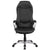 High Back Black Vinyl Executive Swivel Office Chair With Arms By Flash Furniture | Office Chairs | Modishstore - 4