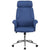 High Back Desk Chair | Blue Upholstered Swivel Chair For Desk And Office By Flash Furniture | Office Chairs | Modishstore - 4
