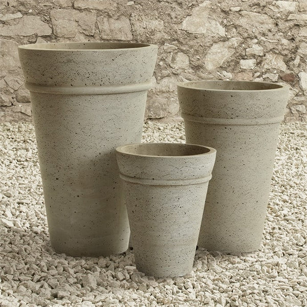 Concretelite Cailen Round Tall Pots “ Set Of 3 By Napa Home & Garden