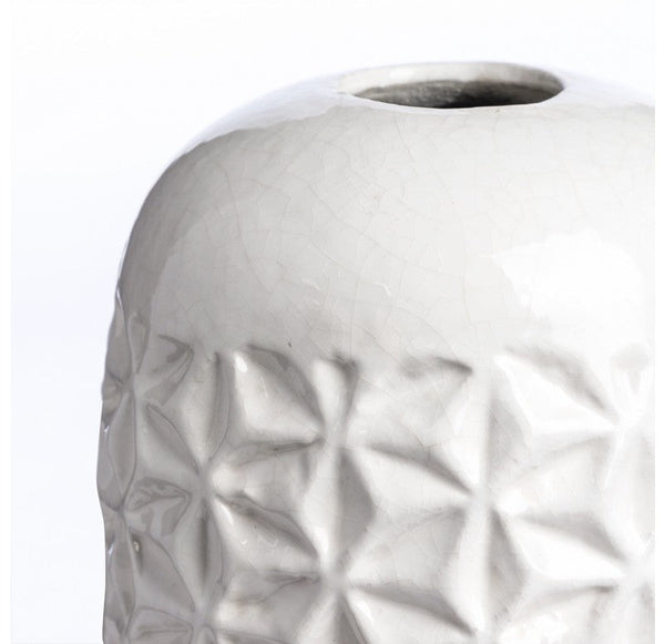 Repoto Vase, White, 9.75