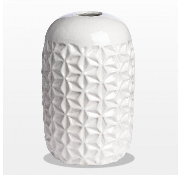 Repoto Vase, White, 9.75